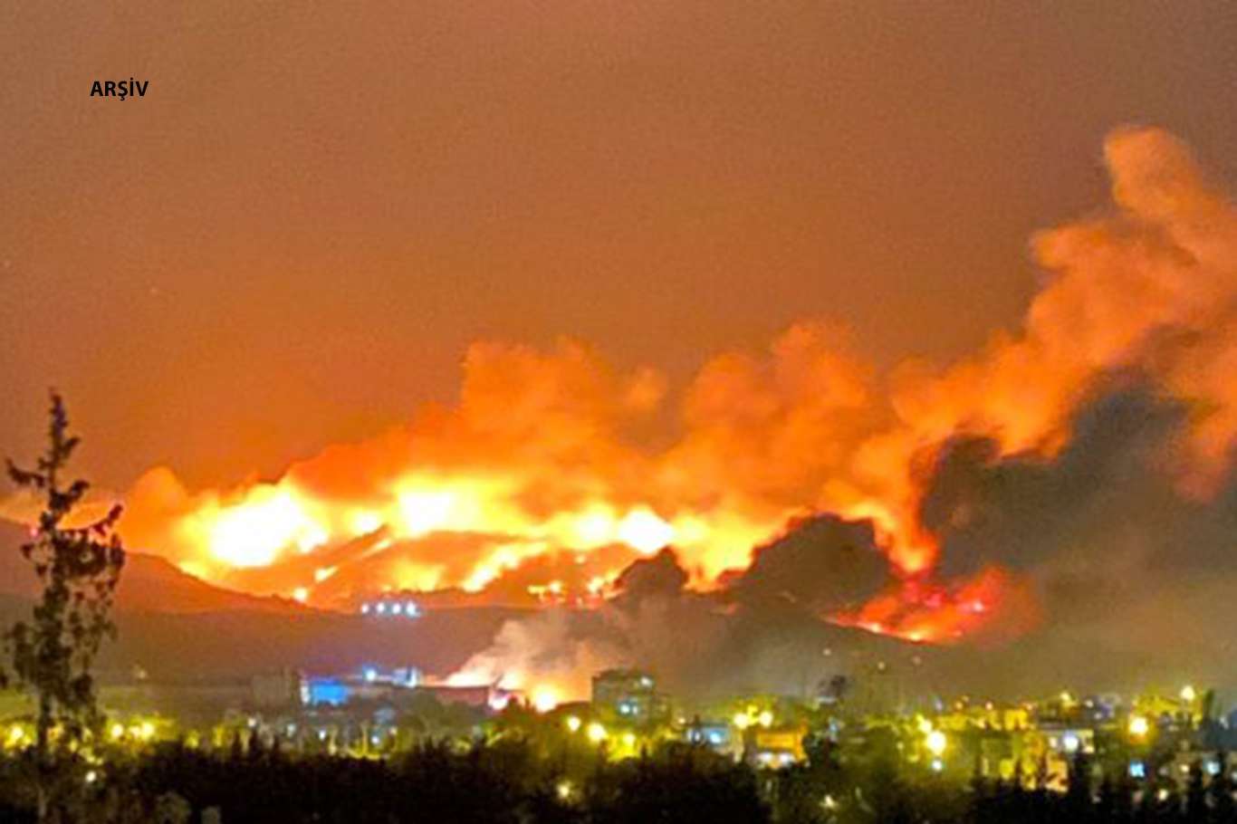 Hatay'da orman yangını Hatay'da orman yangını